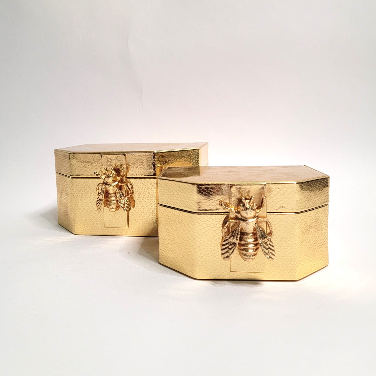 Gold Bumble Bee Decorative Box