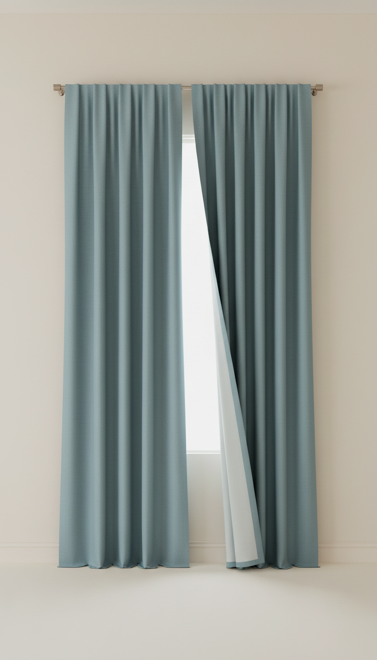 Minimalist Sheer Curtain Set