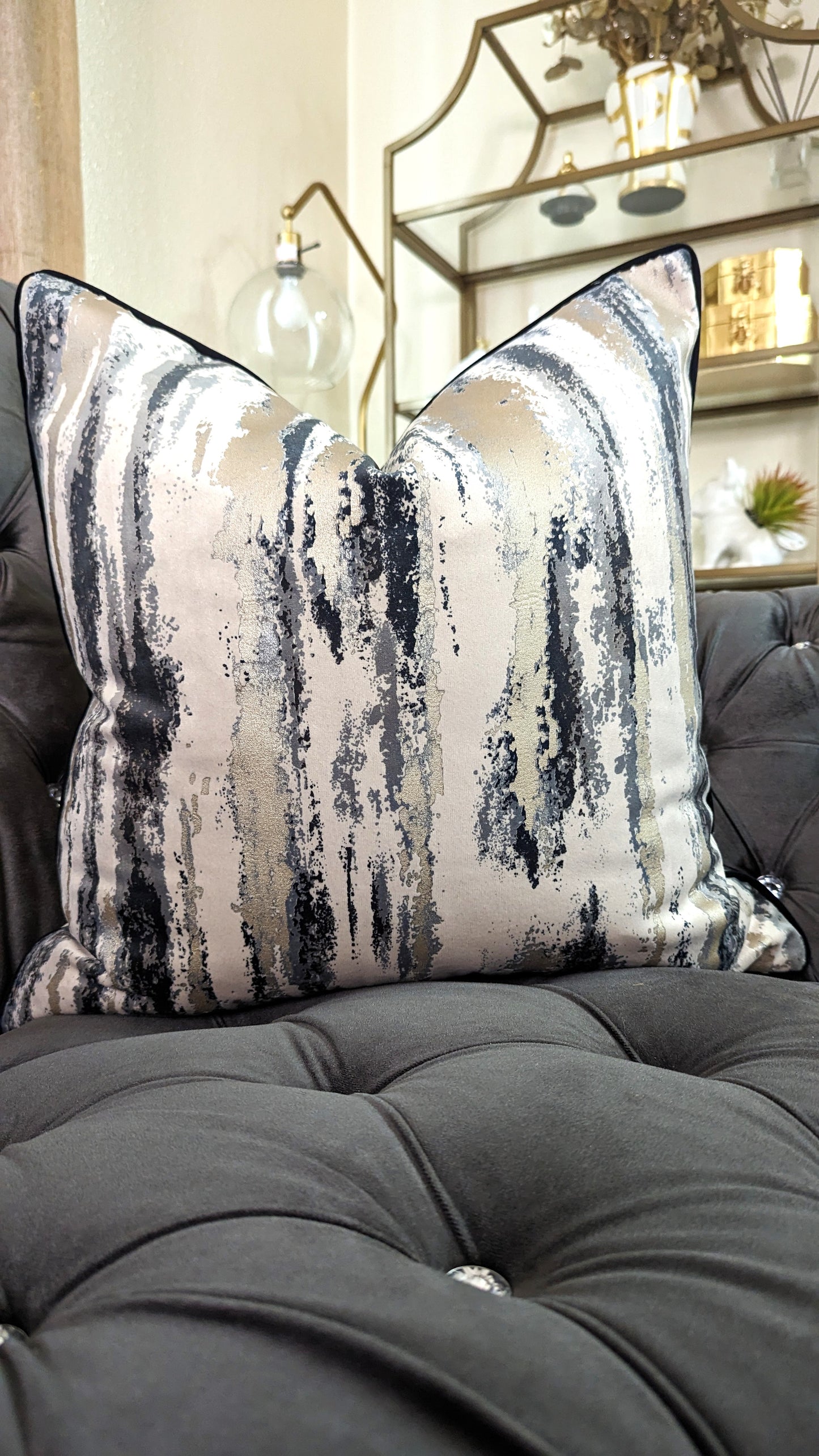 Abstract Galaxy Velvet Decorative Throw Pillows