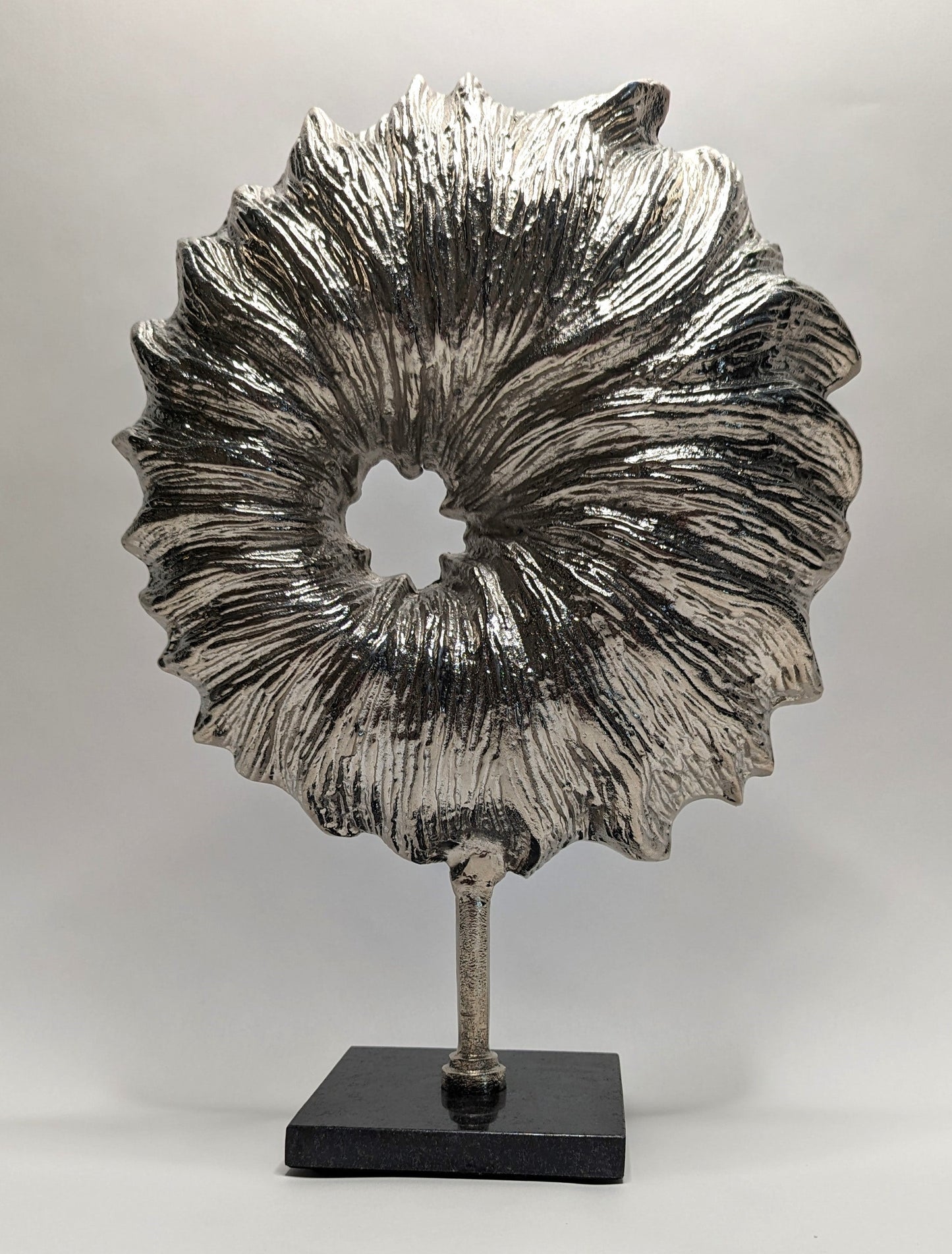 Abstract Silver Burning Fire Ornament - 2 pcs