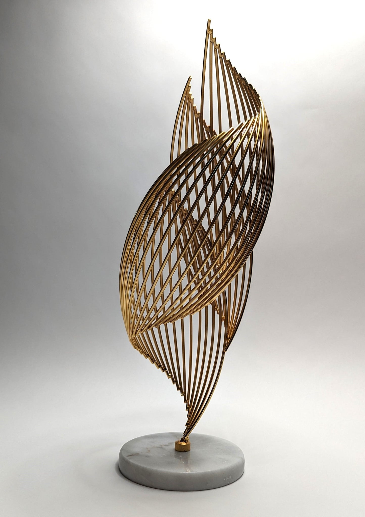 Gold Swirl Patterned Decorative Piece - 2 pcs