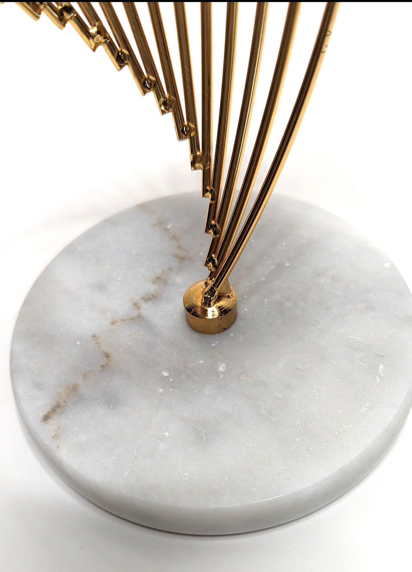 Gold Swirl Patterned Decorative Piece - 2 pcs