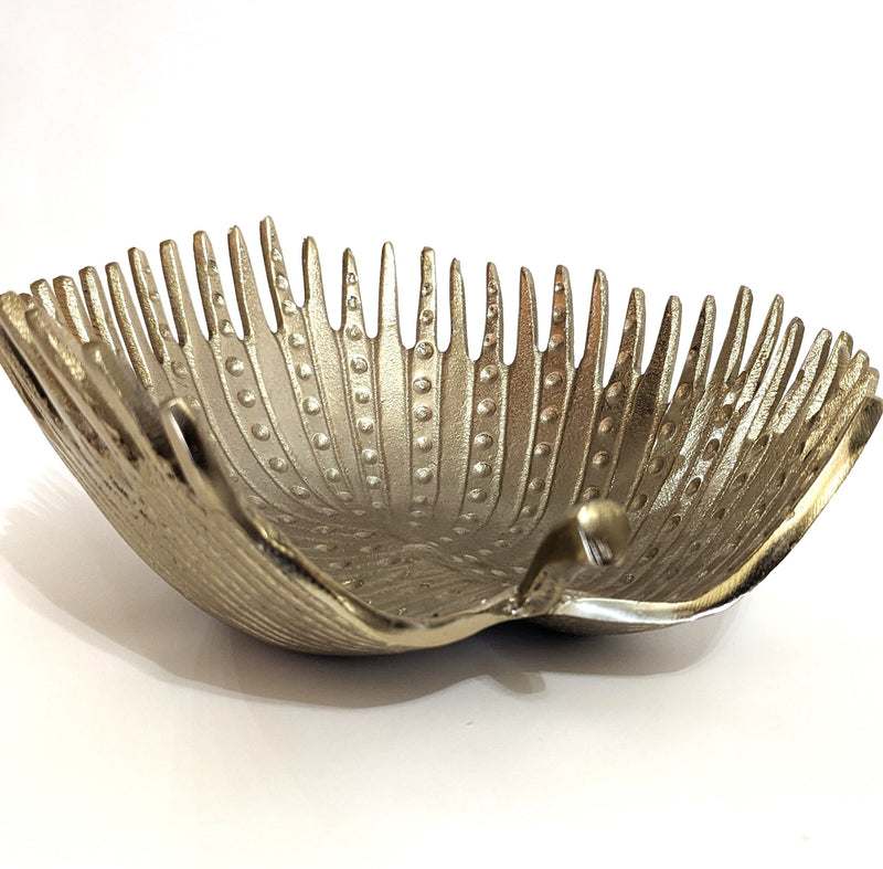 Gold Leaf Bowl Shaped Center Piece