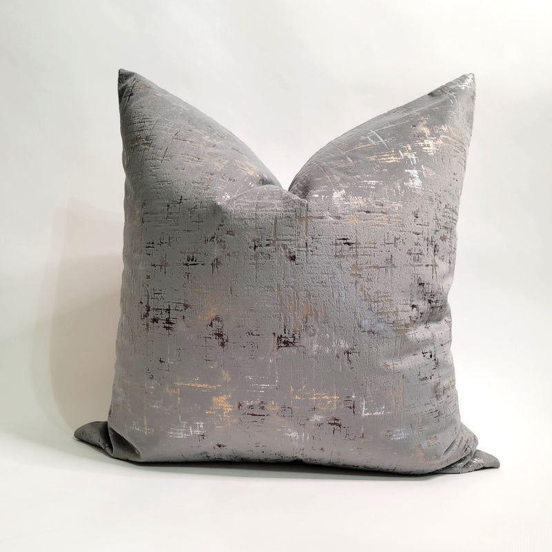 Matrix Patterned Velvet Decorative Throw Pillow