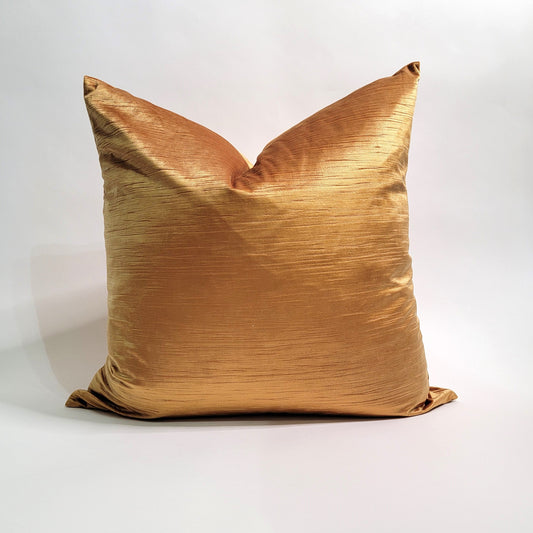 Plain Gold Velvet Decorative Throw Pillows