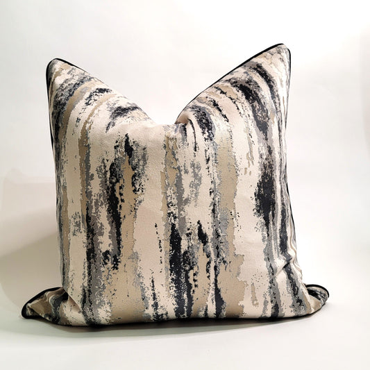 Abstract Embossed Layered Decorative Throw Pillow