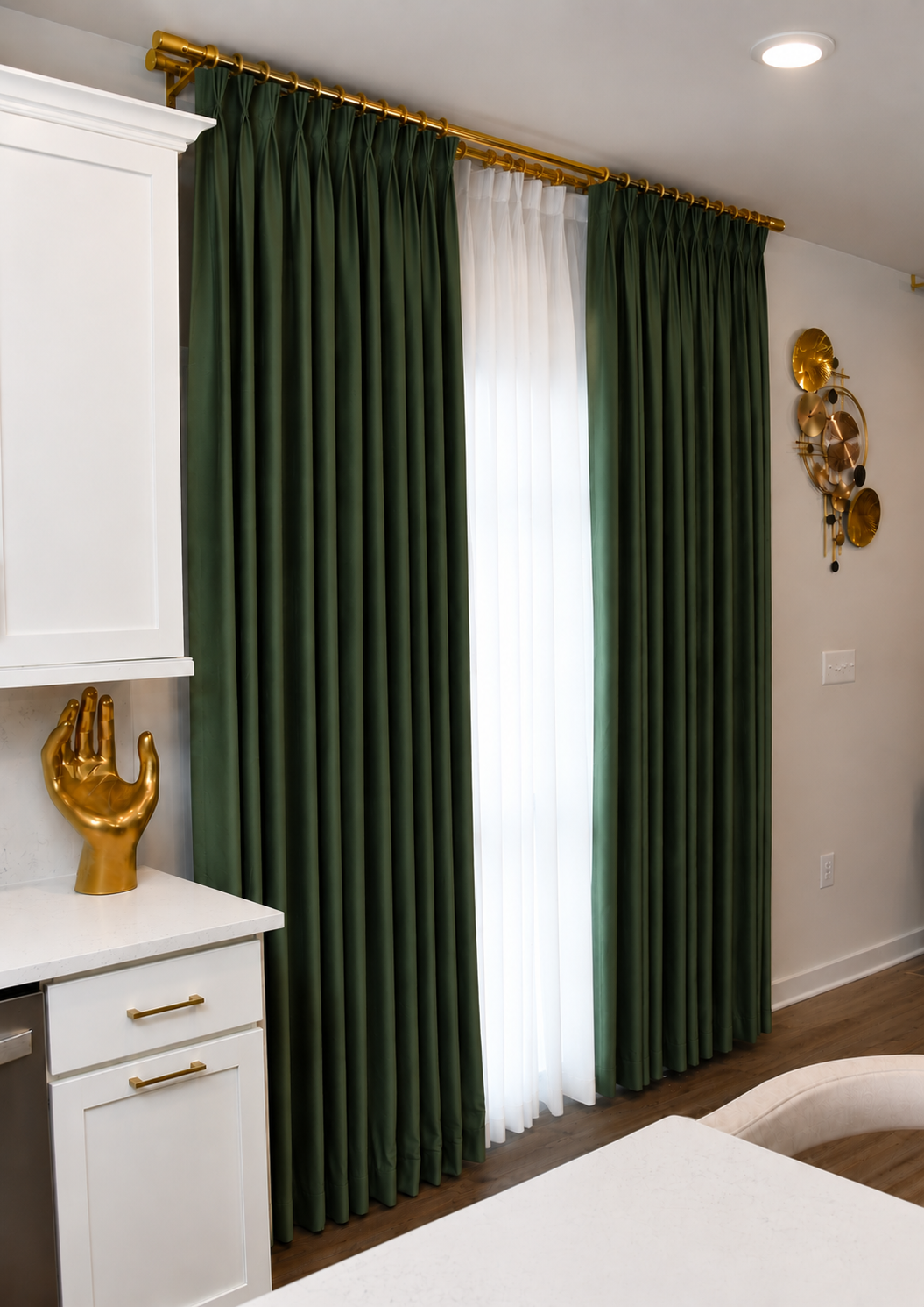 Green Signature Grommet Curtain