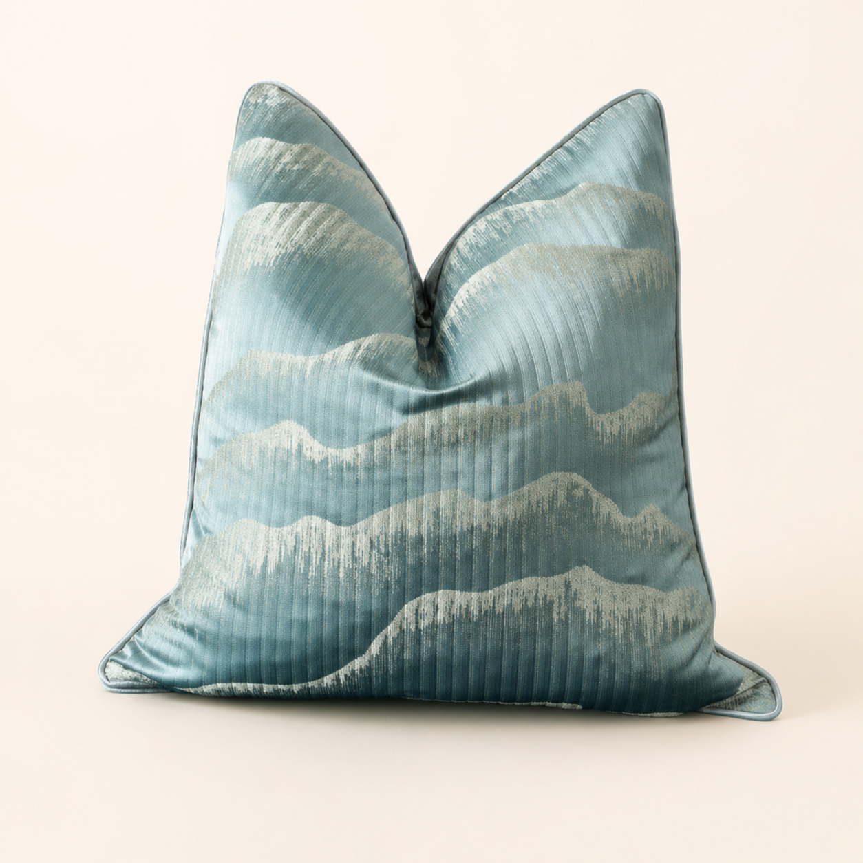 Square abstract Decorative Throw Pillow